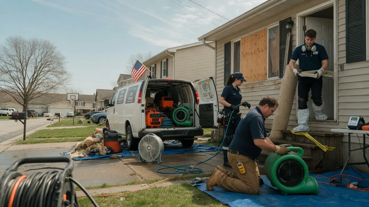 Water Damage Restoration in Wapakoneta, OH near me